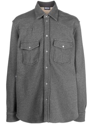 Diesel shirt-style cardigan - Grey