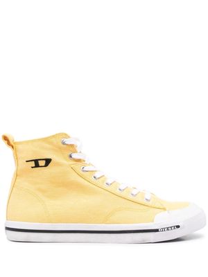 Diesel side logo-detail sneakers - Yellow