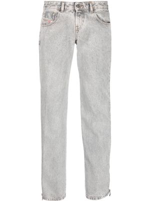 Diesel side-zip straight-jeans - Grey
