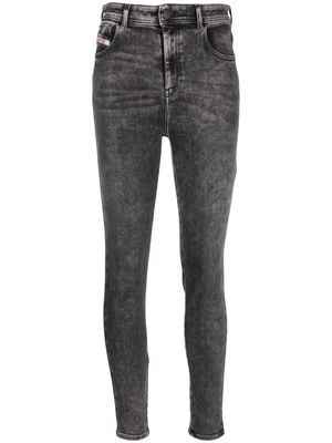 Diesel Slandy mid-rise skinny jeans - Grey