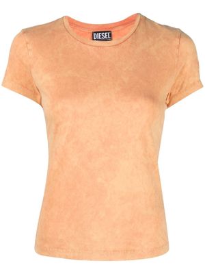 Diesel stonewashed short-sleeve T-shirt - Orange