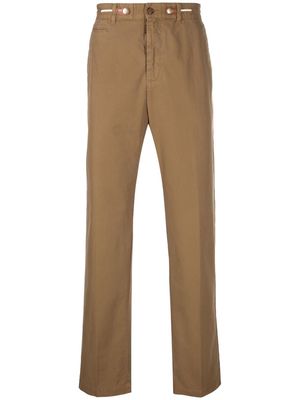 Diesel straight-leg chino trousers - Brown