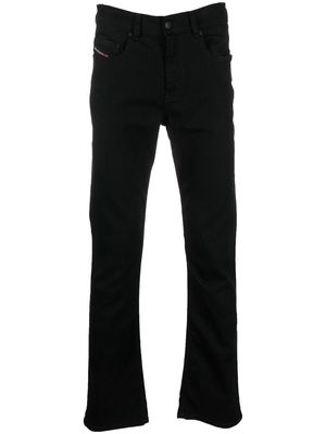 Diesel stretch-cotton straight-leg trousers - Black