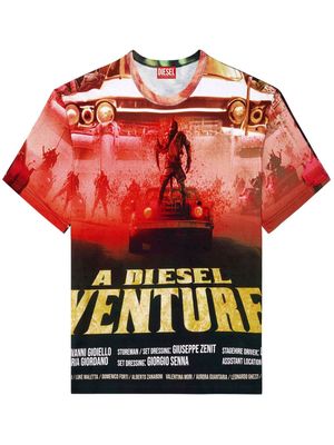 Diesel T-Boxt-Adventure graphic-print T-shirt - Black