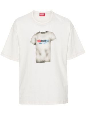 Diesel T-Boxt-N12 cotton T-shirt - Neutrals