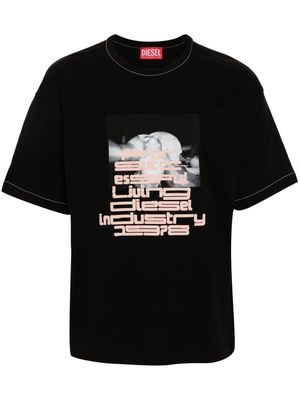 Diesel T-Buxt-N4 cotton T-shirt - Black