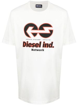 Diesel T-JUST-E18 logo-print T-shirt - White
