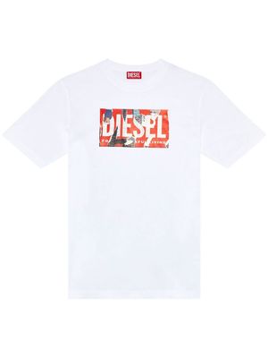 Diesel T-Just-L13 logo-print T-shirt - White