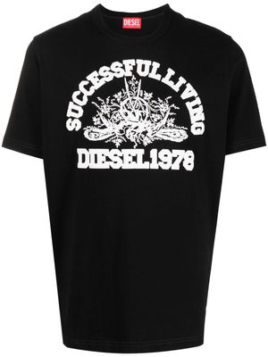 Diesel T-Justil-N1 logo-print T-shirt - Black