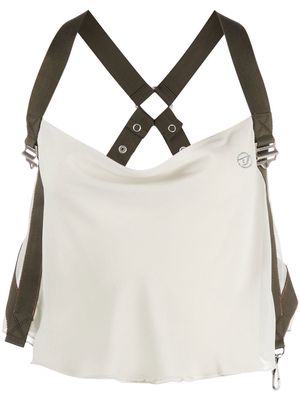 Diesel T-Leila cowl-neck top - Green
