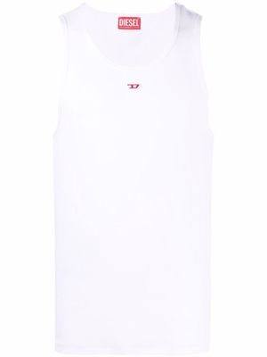 Diesel T-Lifty-D logo-embroidered tank top - 100