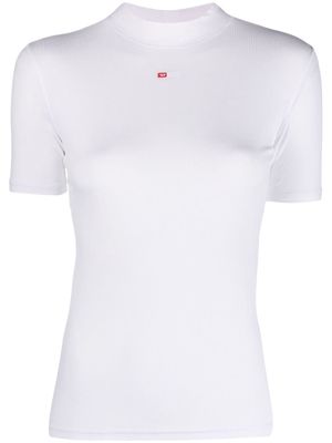 Diesel T-Mokky mock-neck T-shirt - White