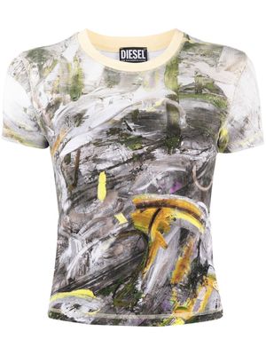Diesel T-Skinzy-G1 crew neck T-shirt - Black