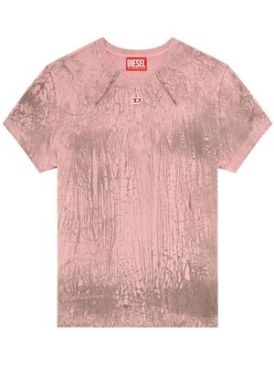 Diesel T-Uncutie-Long-N11 T-shirt - Pink