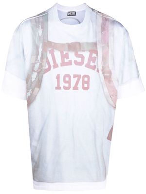 Diesel T-WASH-E3 long-sleeve T-shirt - White