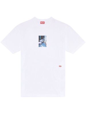Diesel T-Wash-L3 cotton T-shirt - White