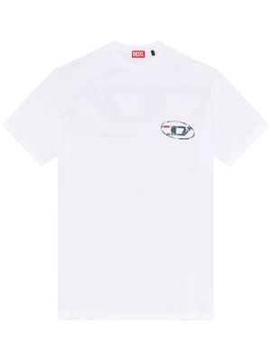 Diesel T-Wash-L6 cotton T-shirt - White