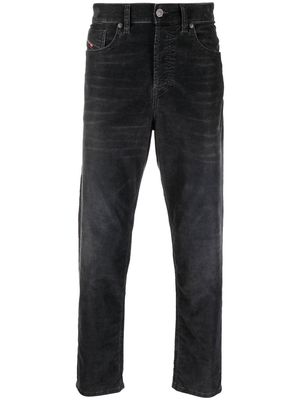 Diesel Tapered cropped jeans - Black