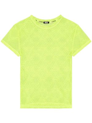 Diesel Uftee-Melany lace T-shirt - Yellow