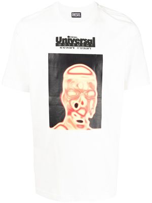 Diesel Universal Movement print T-shirt - White