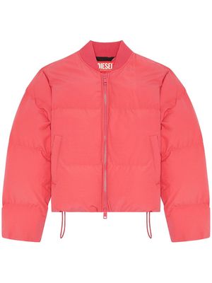 Diesel W-Oluch quilted puffer jacket - Pink