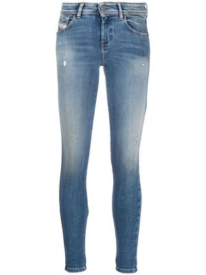 Diesel washed-denim skinny jeans - Blue