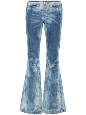 Diesel zip-detail cotton jeans - Blue