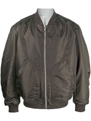 Diesel zip-fastening bomber jacket - Green