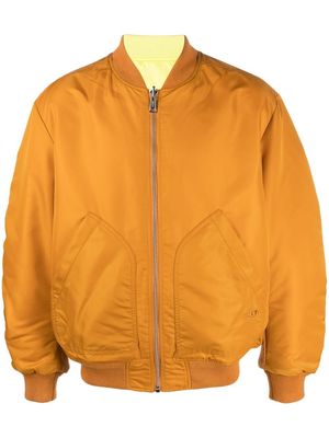 Diesel zip-fastening bomber jacket - Orange