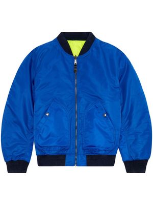 Diesel zip-up bomber jacket - Blue