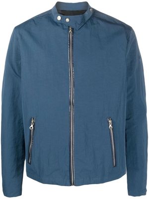 Diesel zipped-up fastening bomber jacket - Blue