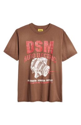 DIET STARTS MONDAY Alternator Cotton Graphic T-Shirt in Brown
