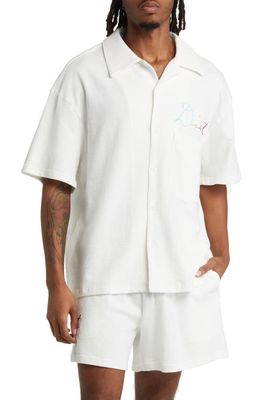 DIET STARTS MONDAY Promise Button-Up Shirt in White