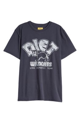 DIET STARTS MONDAY Wildcats Graphic T-Shirt in Blue