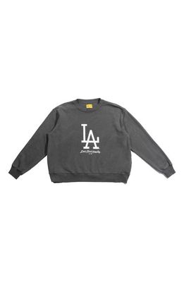 DIET STARTS MONDAY x '47 LA Dodgers Crewneck Sweatshirt in Vintage Black