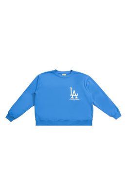 DIET STARTS MONDAY x '47 Los Angeles Dodgers Insignia Graphic Sweatshirt in Blue