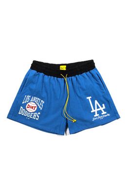 DIET STARTS MONDAY x '47 Los Angeles Dogers Baseball Shorts in Blue
