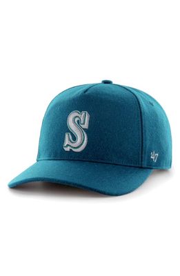 DIET STARTS MONDAY x '47 Mariners Wool Blend Baseball Cap in Emerald