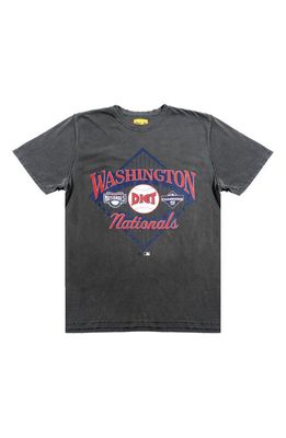 DIET STARTS MONDAY x '47 Nationals Baseball Graphic T-Shirt in Vintage Grey