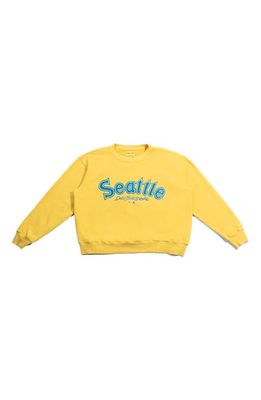 DIET STARTS MONDAY x '47 Seattle Mariners City Graphic Sweatshirt in Yellow