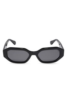 DIFF Allegra 53mm Oval Sunglasses in Grey