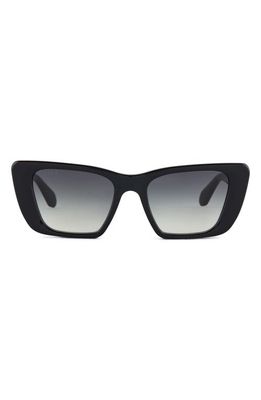 DIFF Aura 51mm Gradient Cat Eye Sunglasses in Grey Gradient
