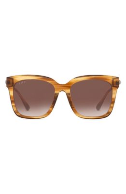 DIFF Bella 53mm Square Sunglasses in Golden Harvest
