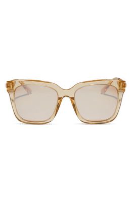 DIFF Bella 54mm Square Sunglasses in Honey Crystal Flash