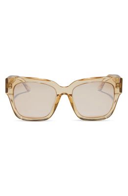 DIFF Bella II 54mm Square Sunglasses in Honey Crystal Flash