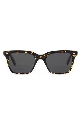 DIFF Billie 52mm Polarized Rectangular Sunglasses in Brown Multi