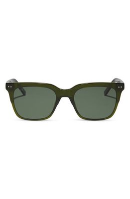 DIFF Billie XL 54mm Square Sunglasses in Dark Olive 