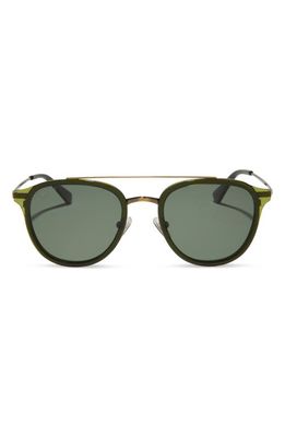 DIFF Camden 52mm Polarized Aviator Sunglasses in G15