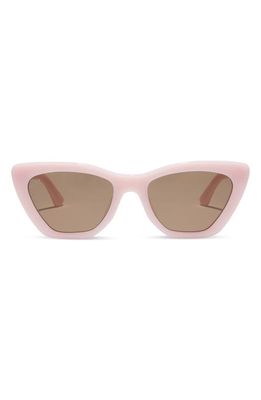 DIFF Camila 55mm Cat Eye Sunglasses in Brown/Pink