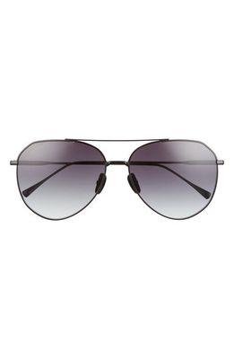 DIFF Dash 61mm Aviator Sunglasses in Black